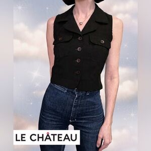 🖤 Y2K vest - Le chateau